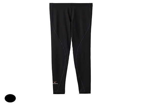 リチャージ＋ ロングタイツ レディース ブラック×ブラック M