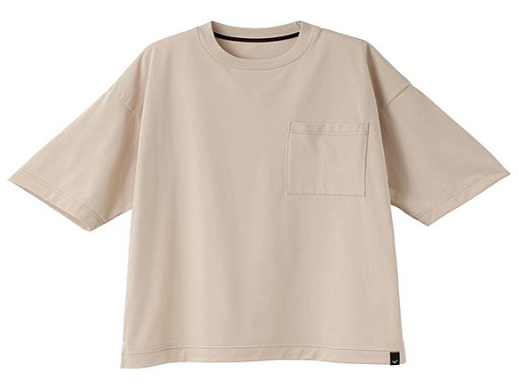 リカバリーデイズ　ショートスリーブポケットＴ　メンズ　ベージュ　Ｌ【医療機器】