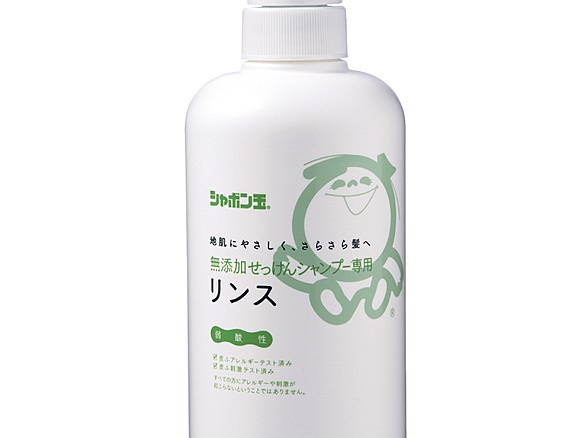 シャボン玉無添加せっけんシャンプー専用リンスボトル520ml
