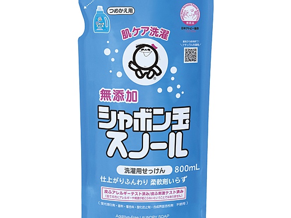 洗濯用せっけん　シャボン玉スノール詰め替え用800ml