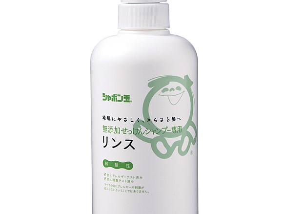 シャボン玉無添加せっけんシャンプー専用リンスボトル520ml