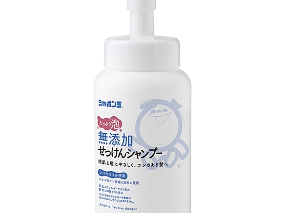 シャボン玉無添加せっけんシャンプー　泡タイプボトル520ml