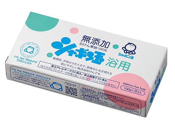 シャボン玉浴用石鹸　3個入り