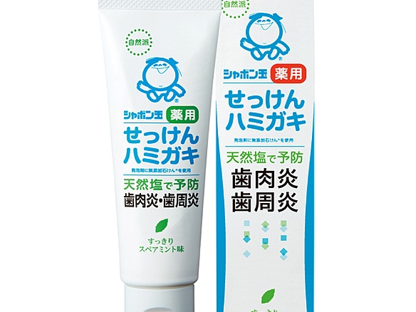 シャボン玉薬用せっけんハミガキ　80g