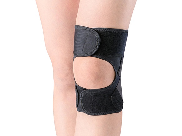 bonbone ぴたサポ　ニー　クロス　ブラック　Ｍ