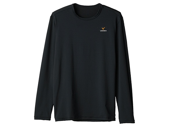 リフレッシュ　Ｔシャツ　ロングスリーブ　メンズ　ブラック　Ｍ