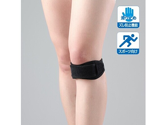 bonboneスポーツバンドニー　ブラック　L　　　　