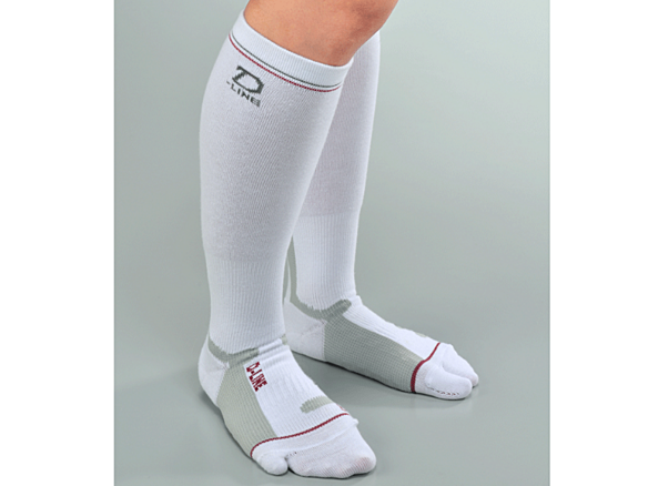 D-LINEサポートソックス　ロングﾞ  ホワイト L      